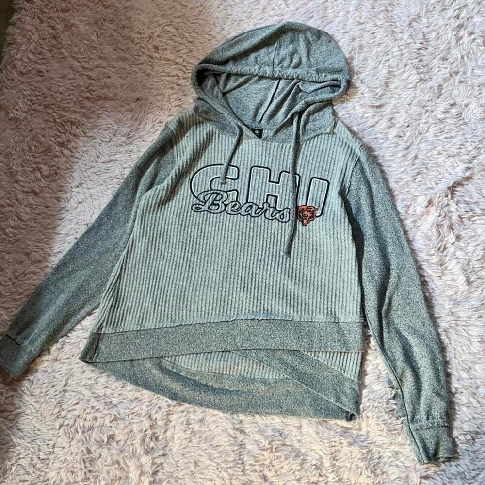 Chicago Bears Waffle Knit Fan Football Victory NFL Fantasy Casual‎ Sports Hoodie